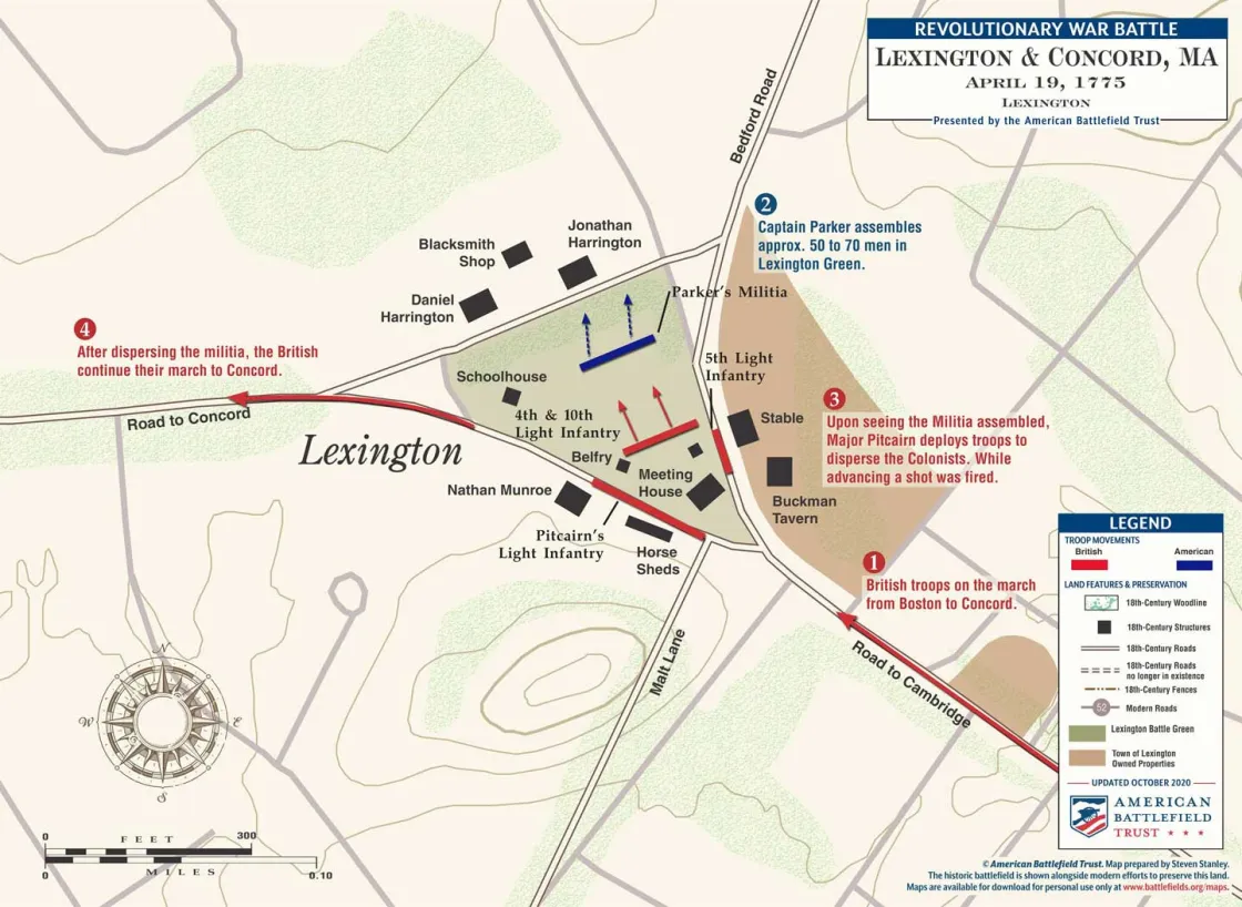 Lexington & Concord | Apr 19, 1775 | Lexington