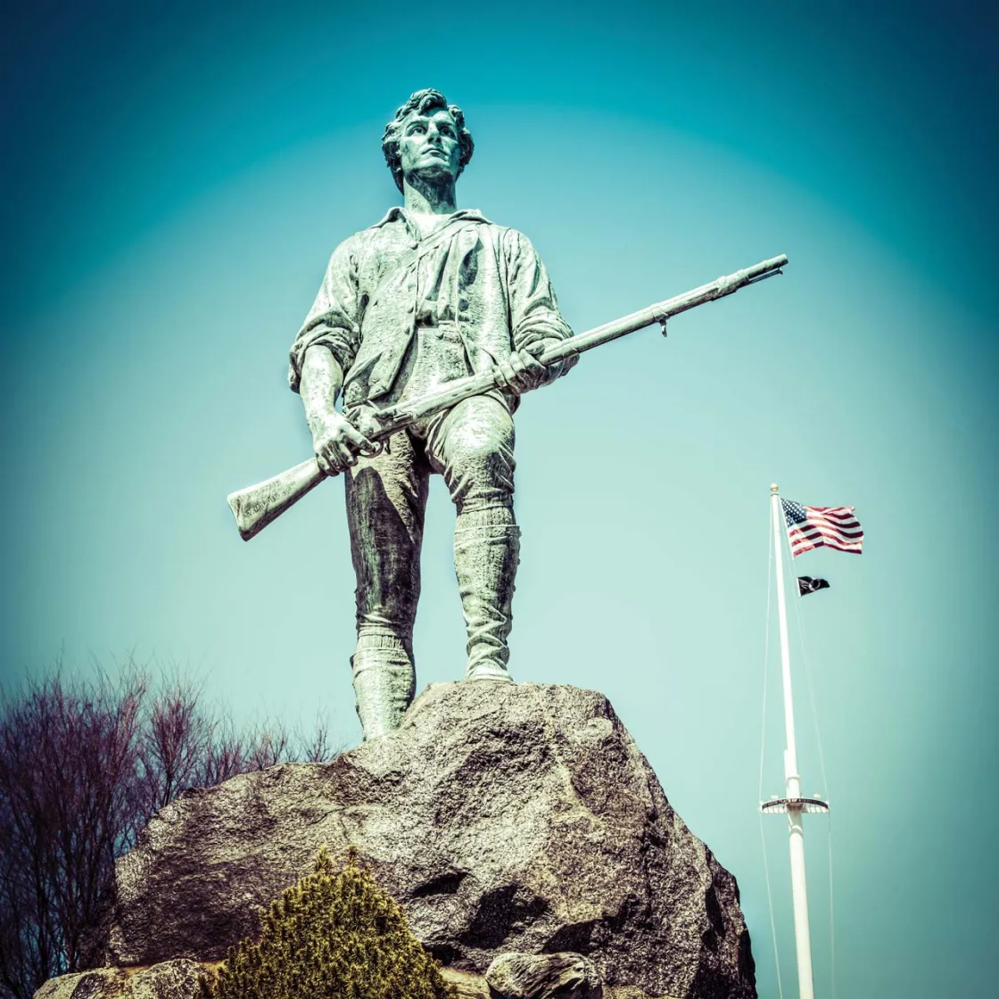 Henry Hudson Kitson’s The Lexington Minuteman statue
