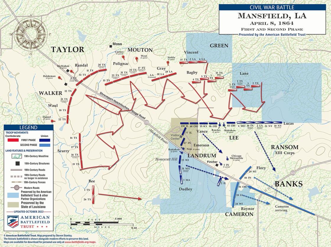 Mansfield | First and Second Phase | Apr 8, 1864 (October 2022)