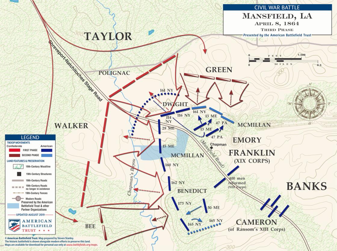 Battle of Mansfield - April 8 1864 - Third Phase (August 2019)