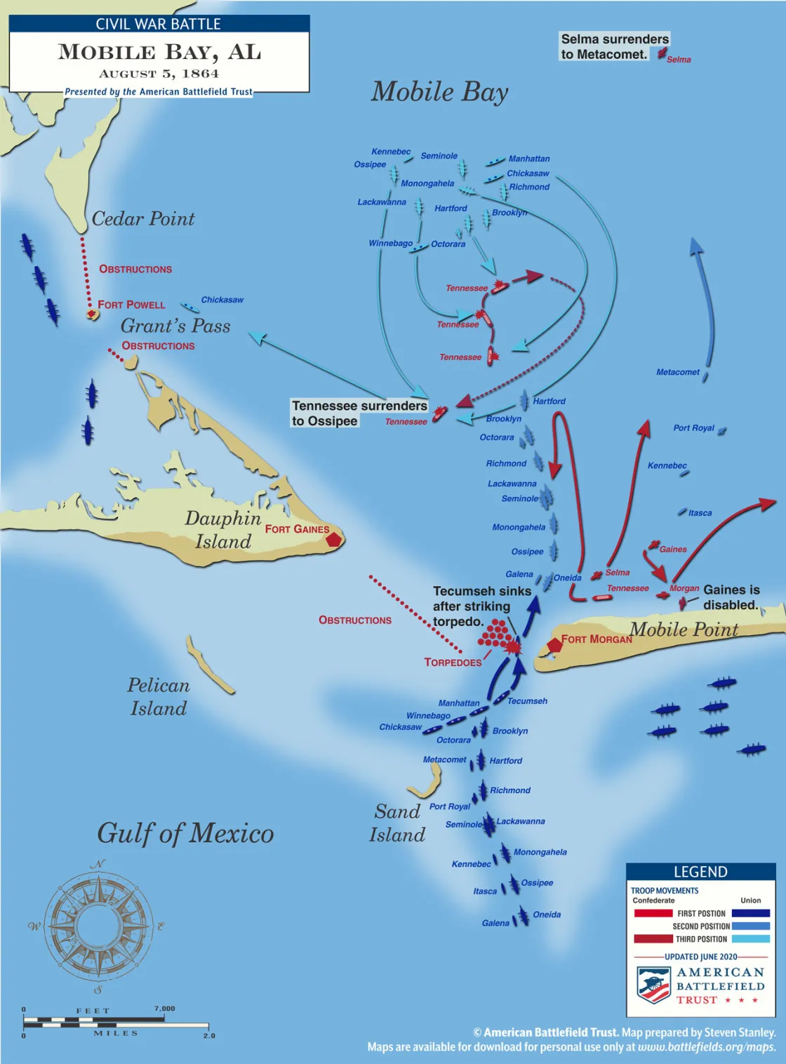 Mobile Bay | Aug 5, 1864 (June 2020)