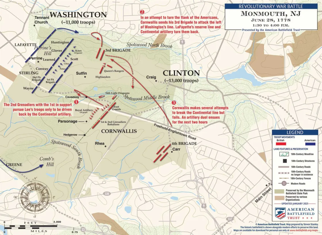 Monmouth | Jun 28, 1778 | 1:30 - 4:00 pm