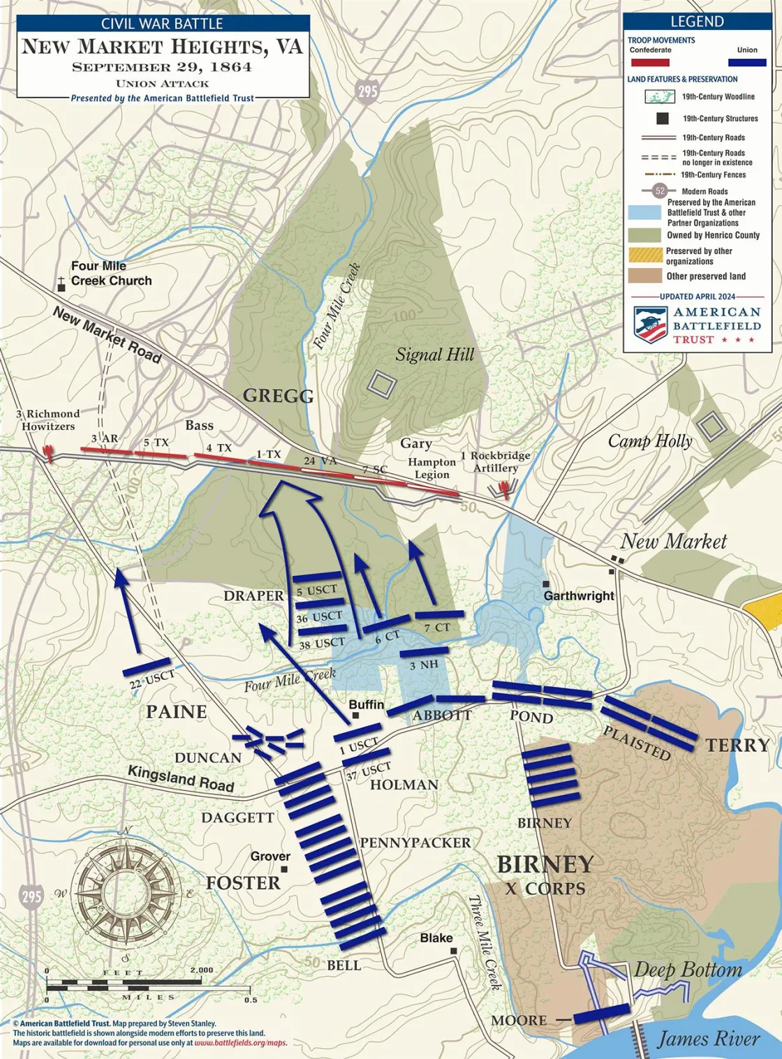 New Market Heights | Union Attack | Sep 29, 1864