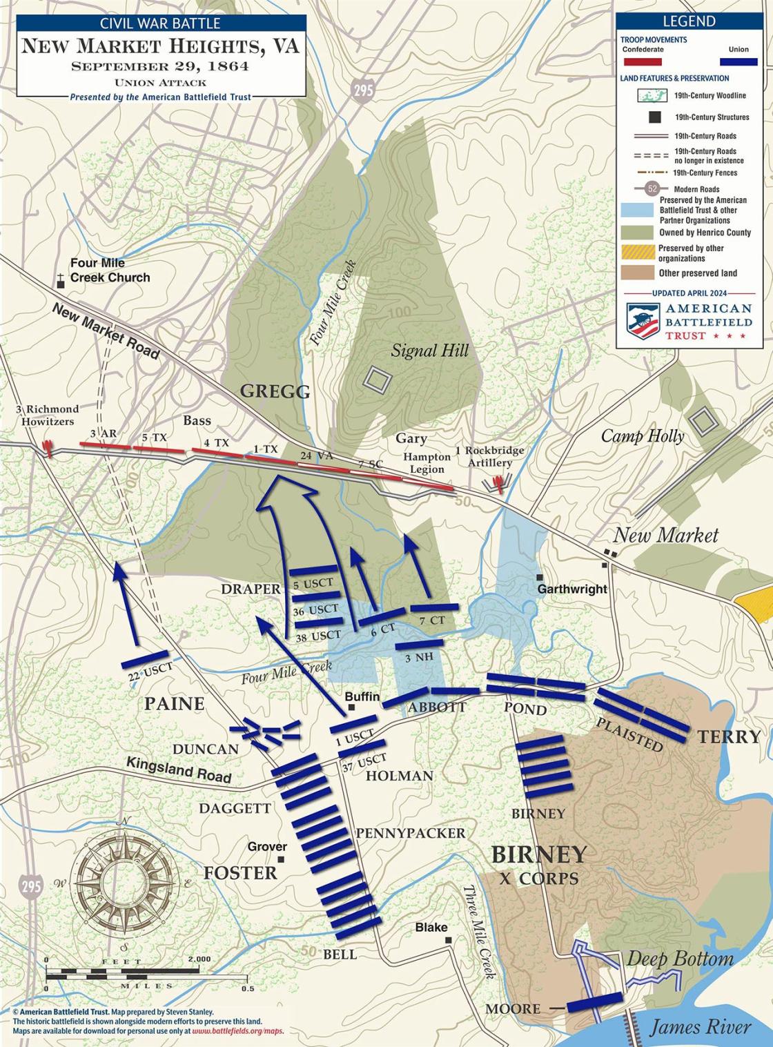 New Market Heights | Union Attack | Sep 29, 1864