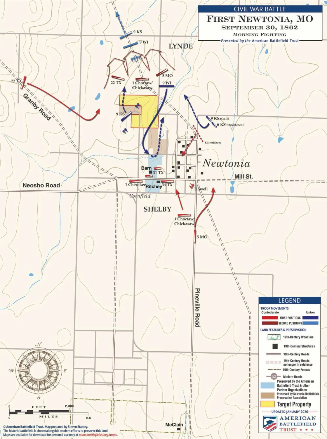 Newtonia | Sep 30, 1862 | Morning Fighting
