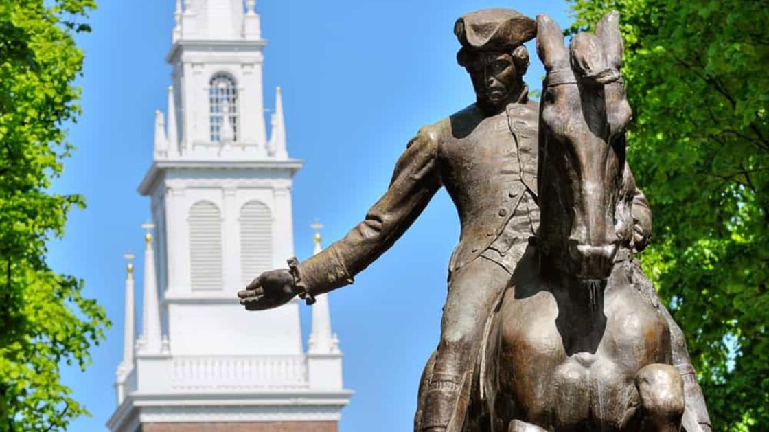 Old North Church in Boston, Massachusetts