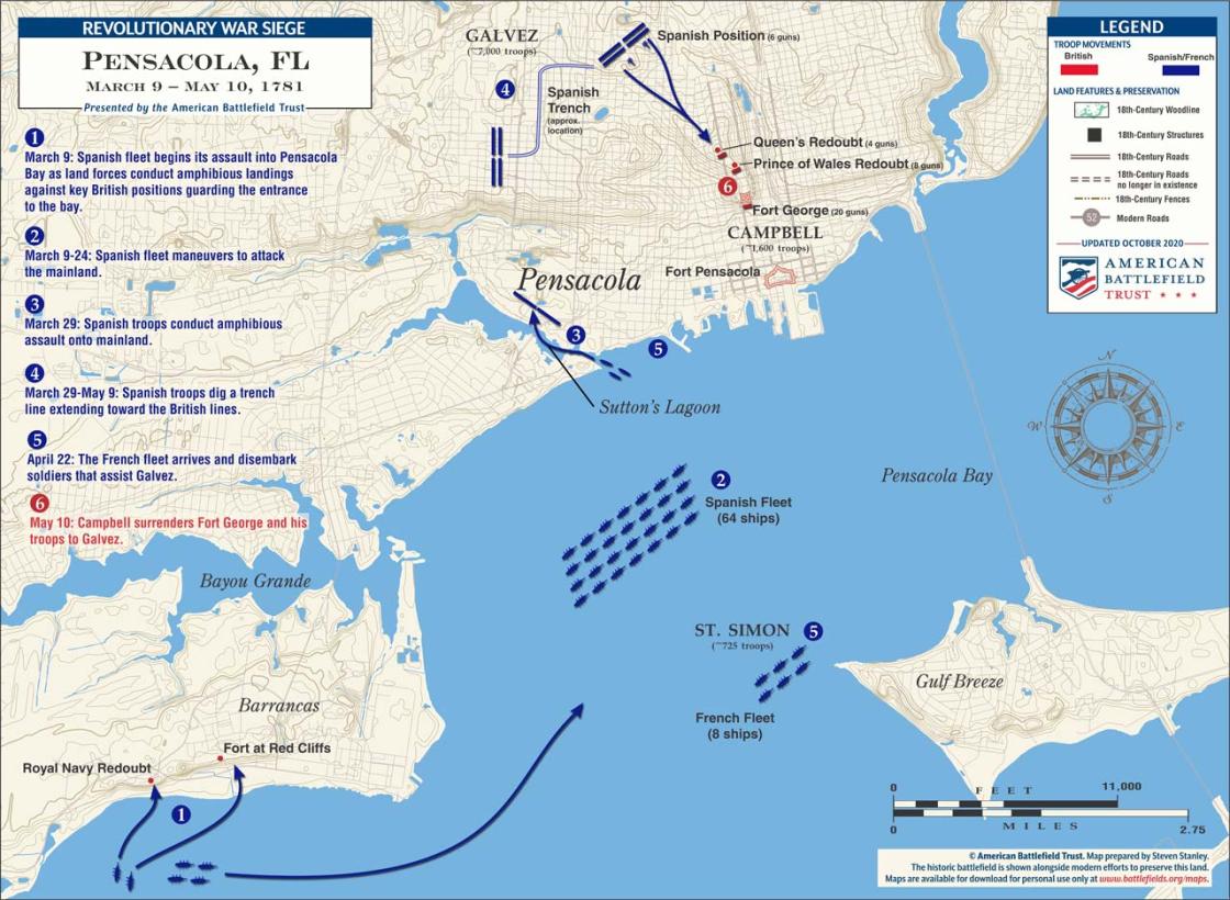 Pensacola | Mar 9 - May 10, 1781 | American Battlefield Trust