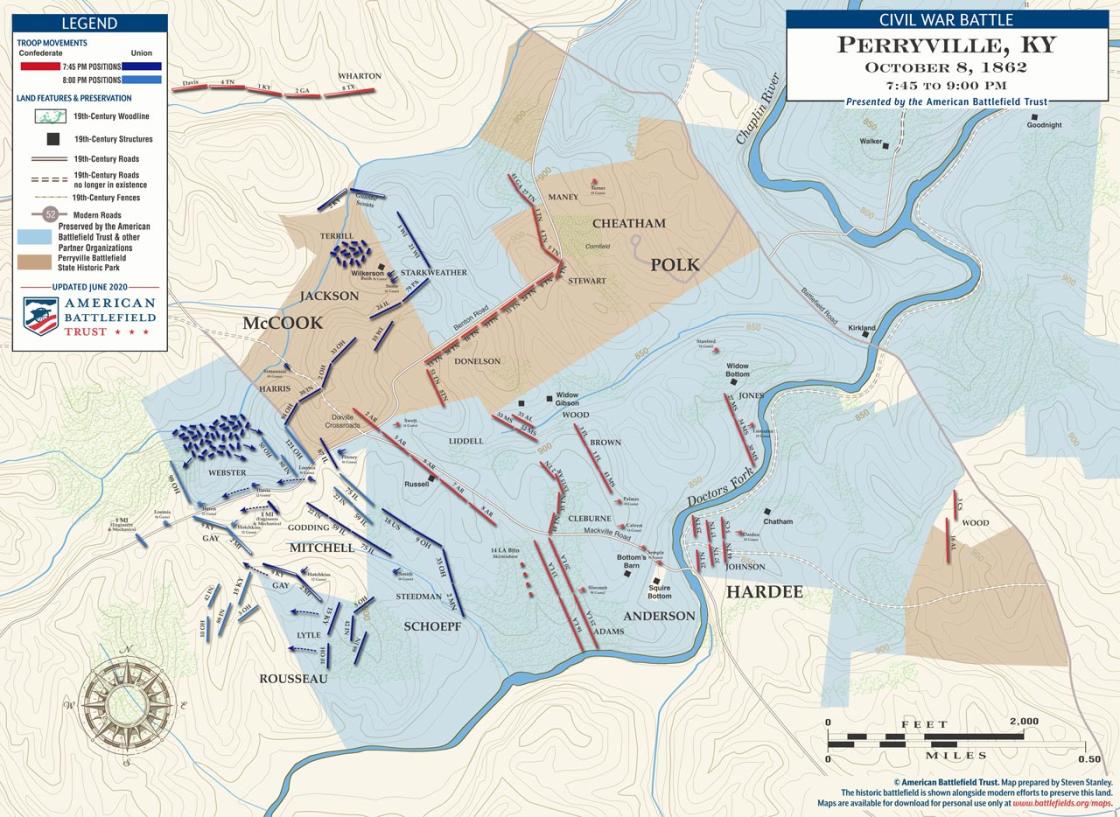 Perryville | Oct 8, 1862 | 7:45 - 8 pm (June 2020)