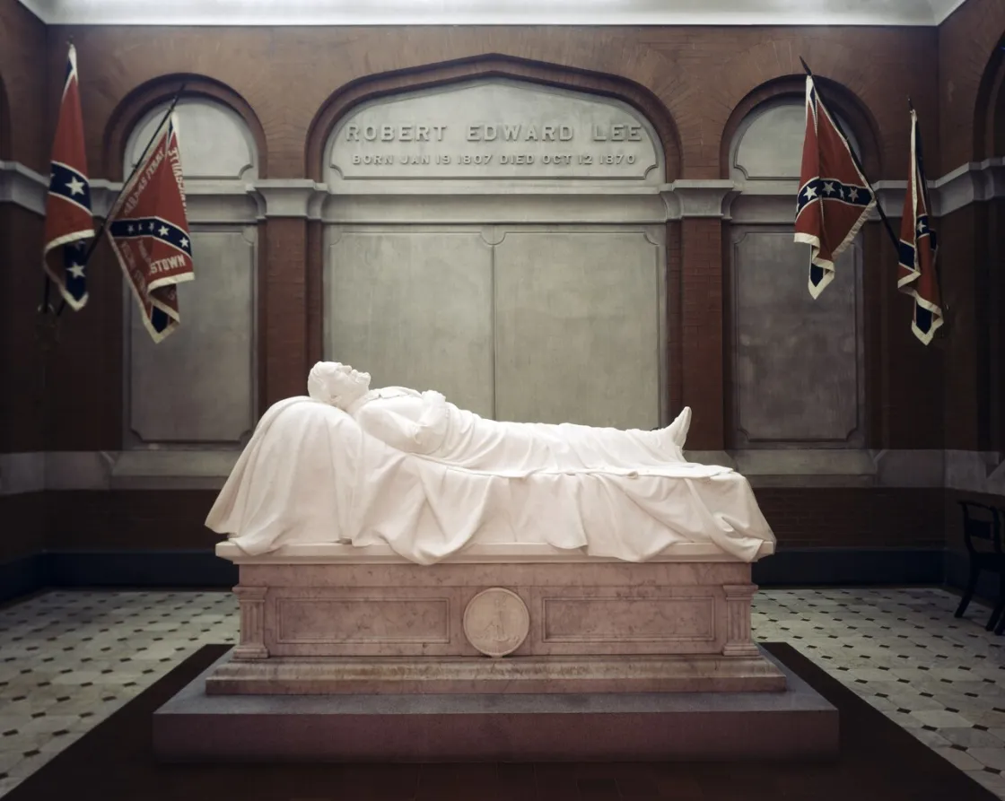 Recumbent Robert E. Lee, Washington & Lee University, Lexington, Virginia 
