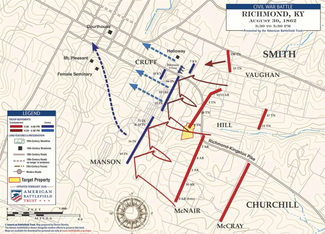 Richmond | Aug 30, 1862 | 3:30 to 5:30 pm