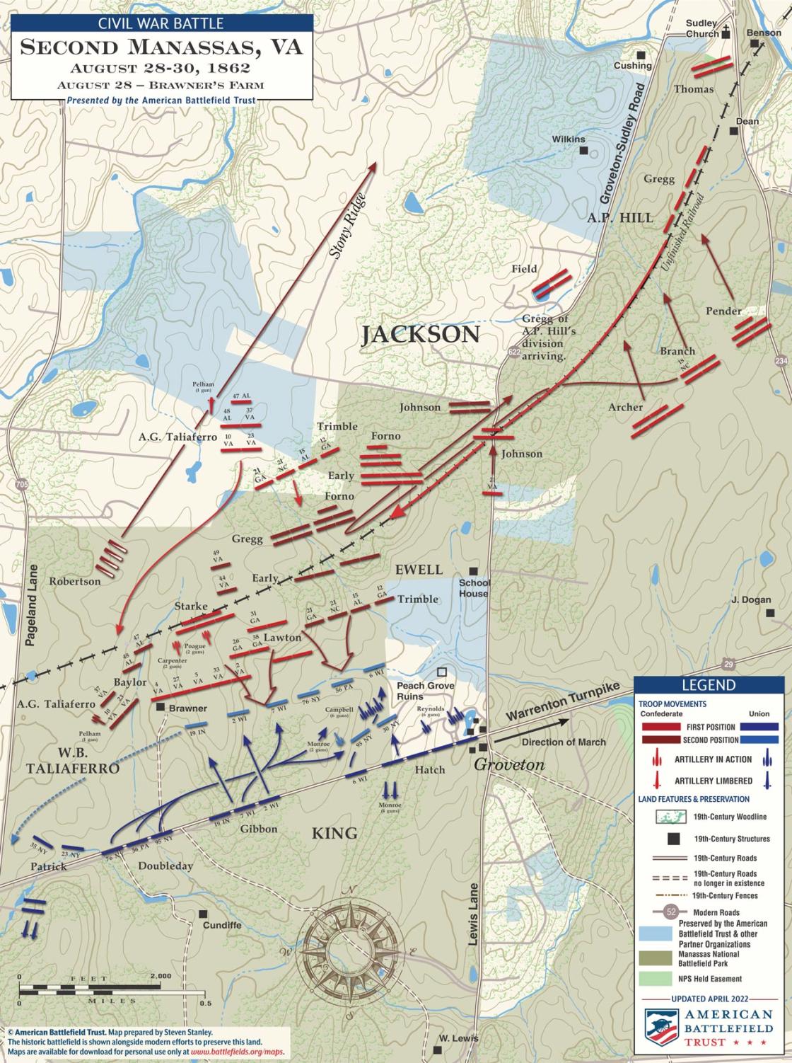 Second Manassas | Aug 28, 1862 | Brawner's Farm (April 2022)