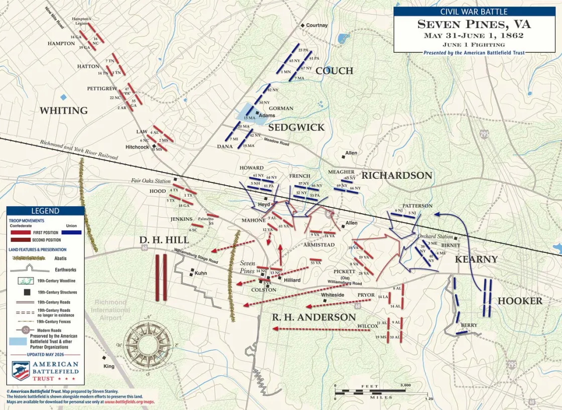Seven Pines | June 1, 1862