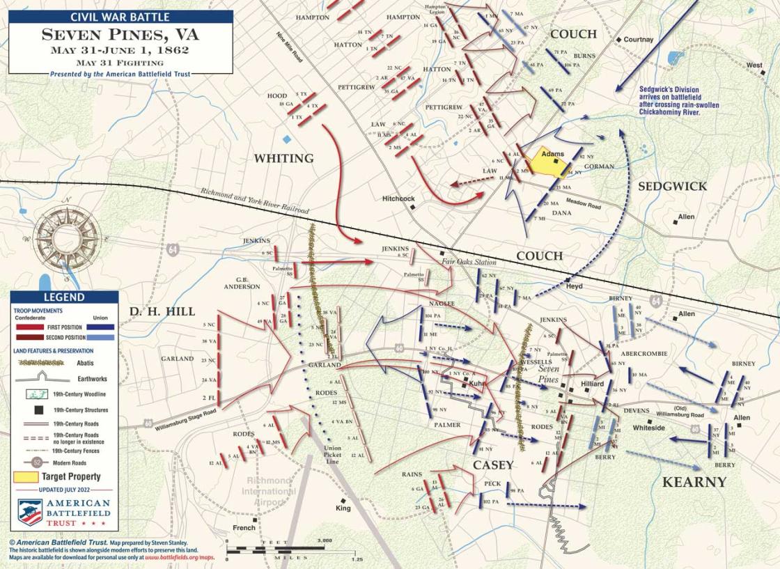 Seven Pines | May 31, 1862