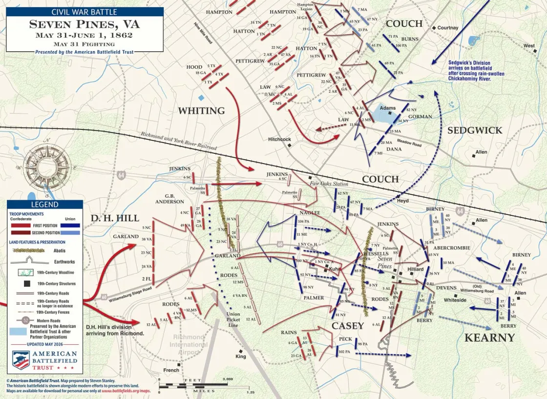 Seven Pines | May 31, 1862