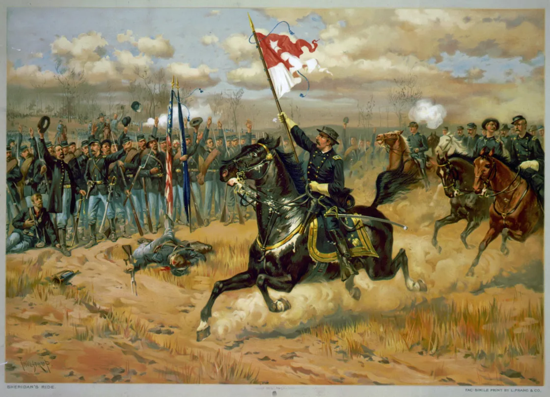 Sheridan Rallying his Troops at Cedar Creek