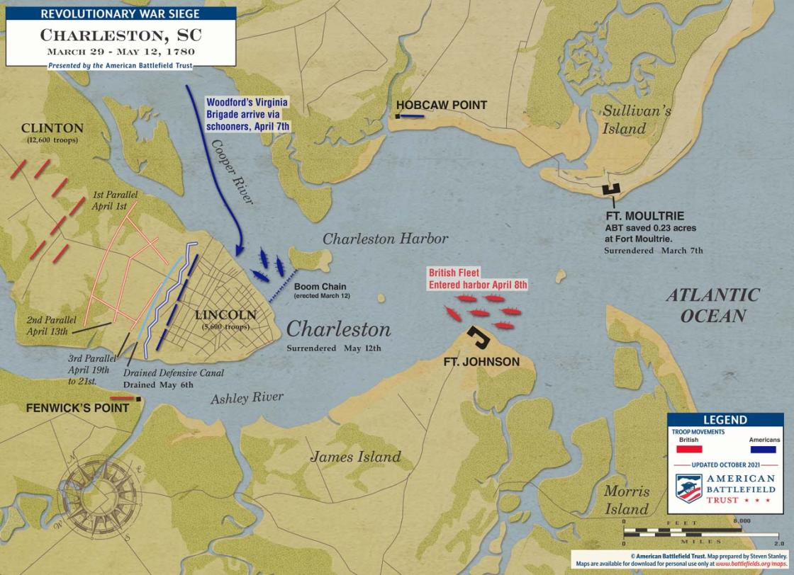 Siege of Charleston Harbor | Mar - May 1780 (October 2021)