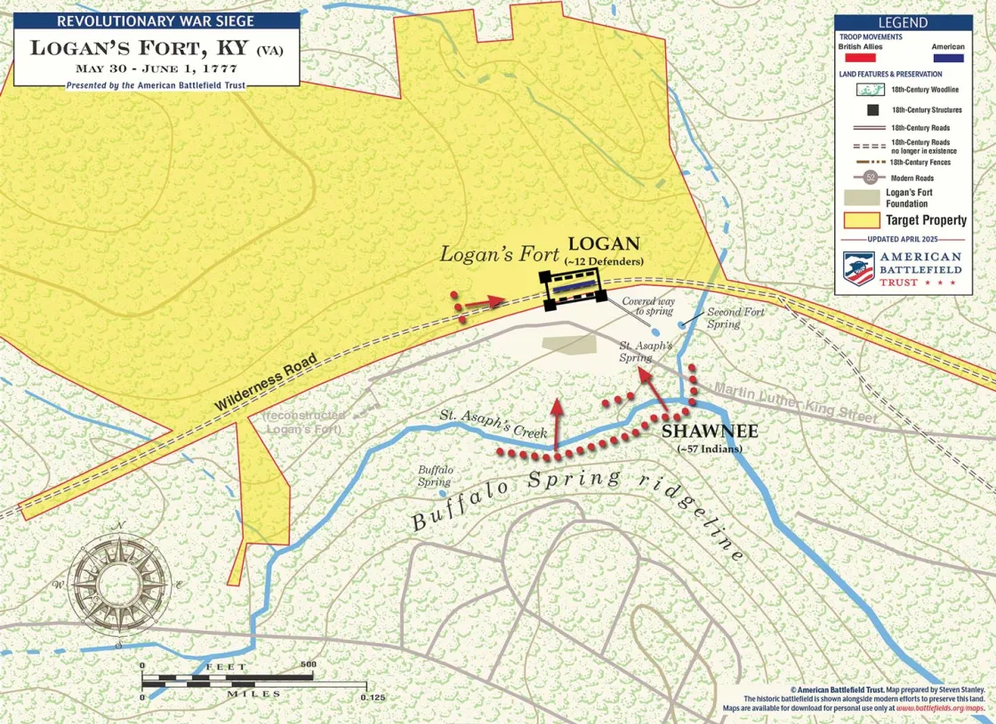 Siege of Logan’s Fort | May 30–June 1, 1777