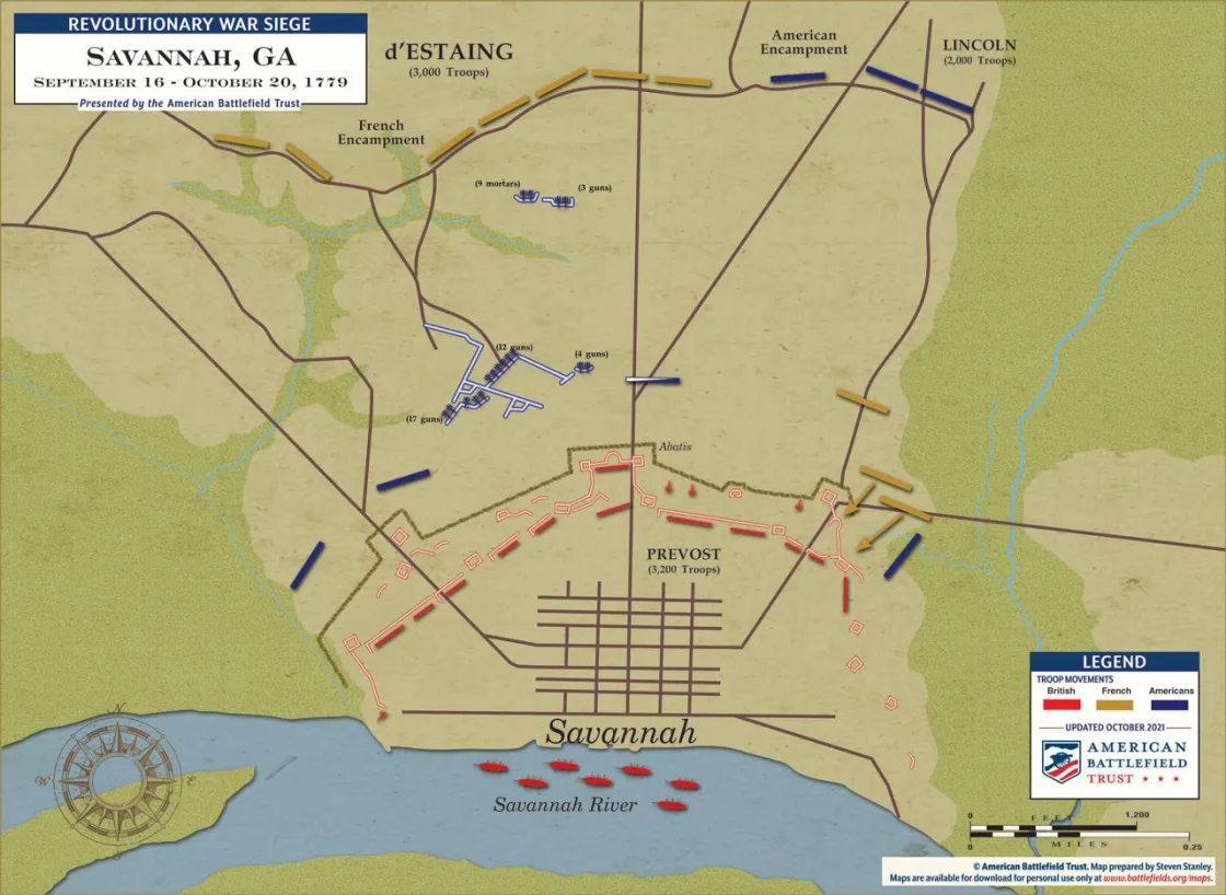 Savannah | Sep 16 - Oct 20, 1779 | American Battlefield Trust