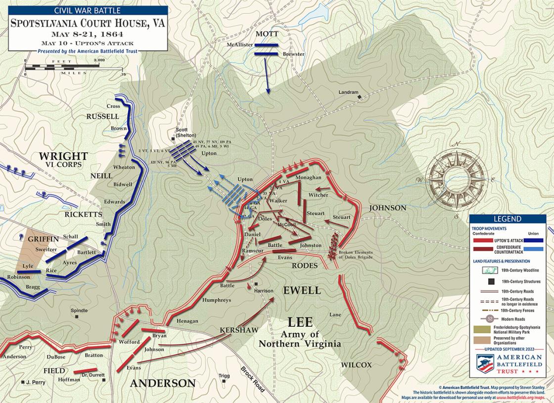 Spotsylvania Court House | Upton's Attack | May 10, 1864 (September 2022)