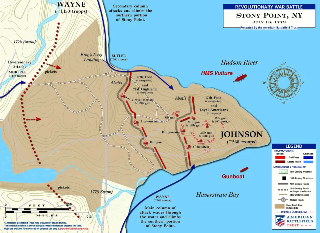 Stony Point | Jul 16, 1779 (October 2021)
