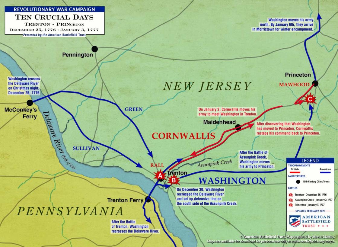 Ten Crucial Days Campaign | Dec 24, 1776 - Jan 3, 1777 (June 2021)