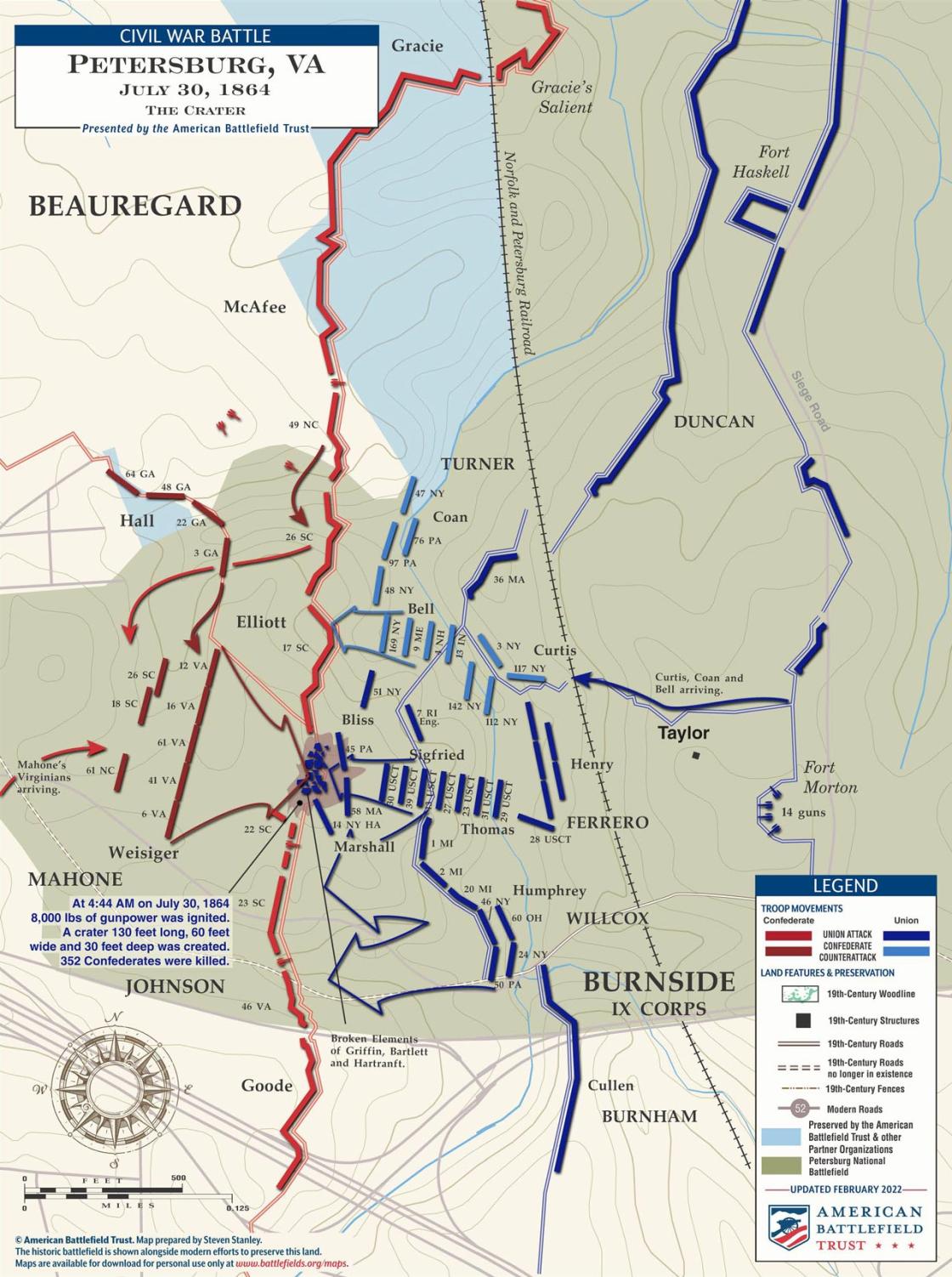 Petersburg | The Crater | July 30, 1864 (February 2022)