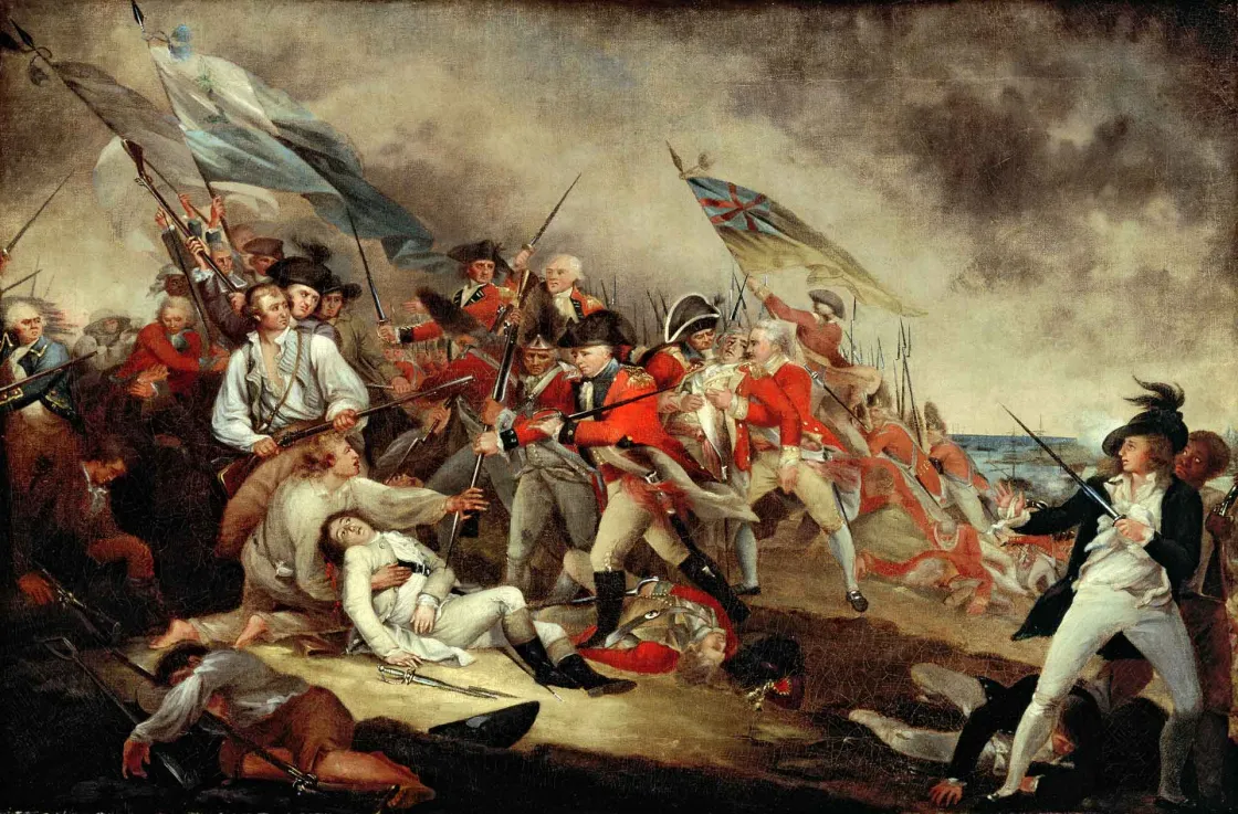 The Death of General Warren at the Battle of Bunker's Hill