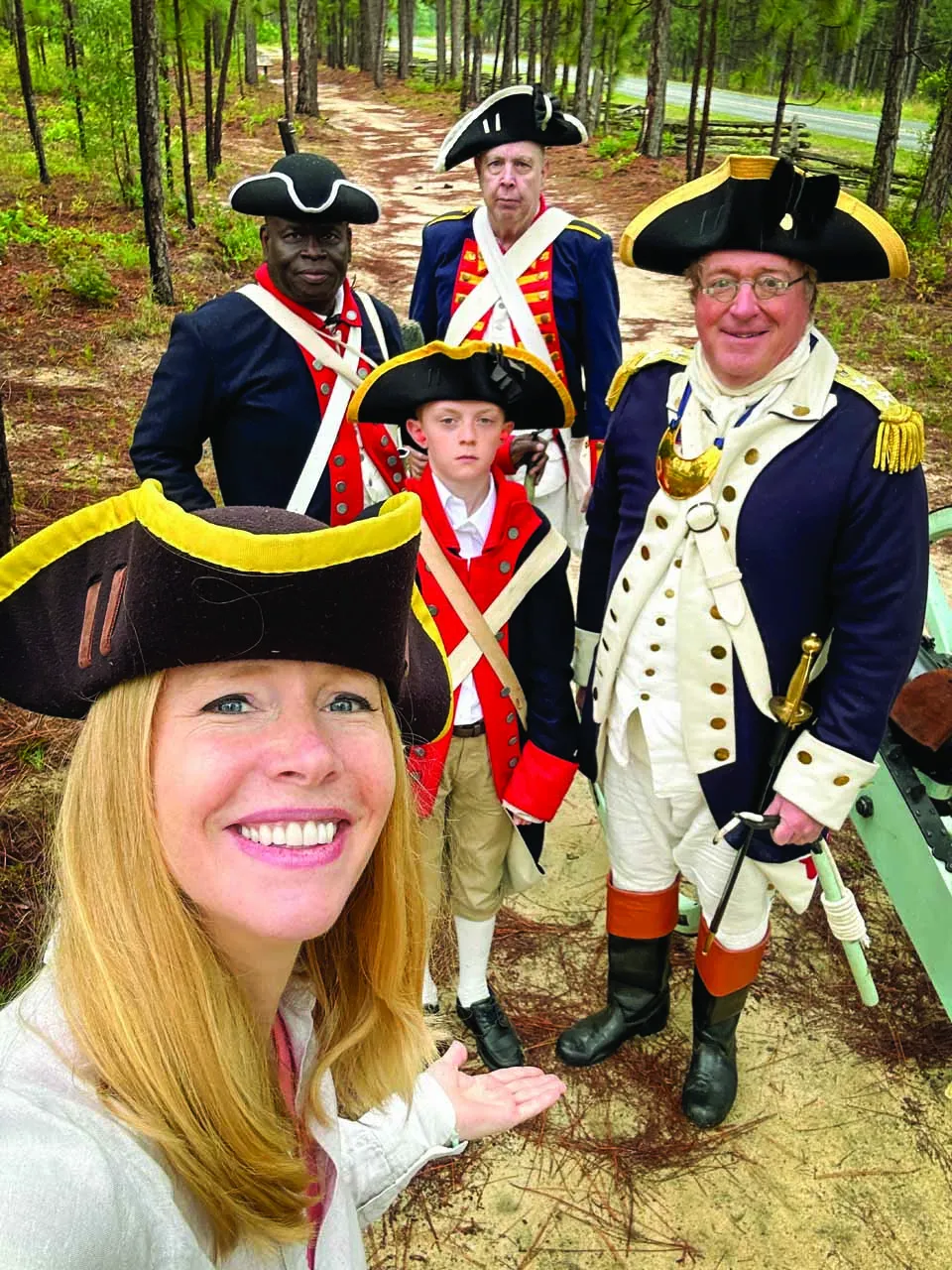 Reenactors at Historic Camden Revolutionary War Site, Camden, S.C.