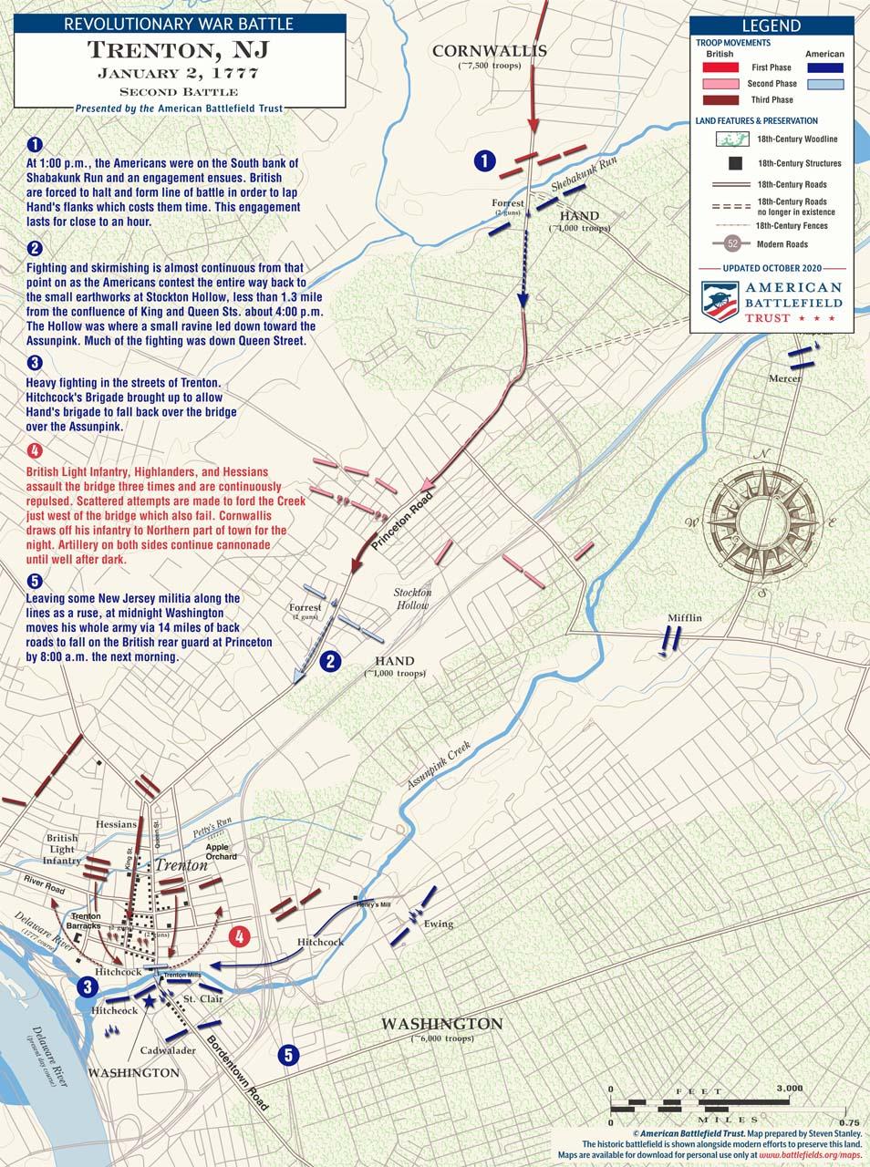 Trenton | Second Battle | Jan 2, 1777 (October 2020)