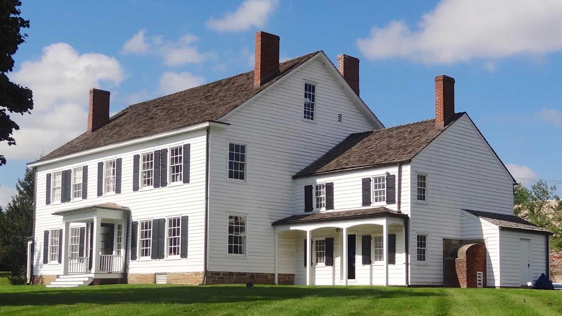 Facade of the Van Horne House