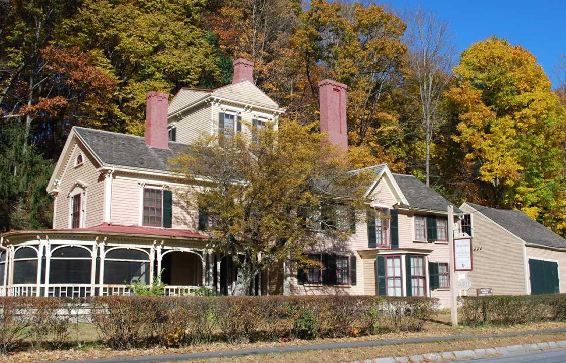 Alcott's childhood home, the Wayside, still stands today in Concord, Mass.