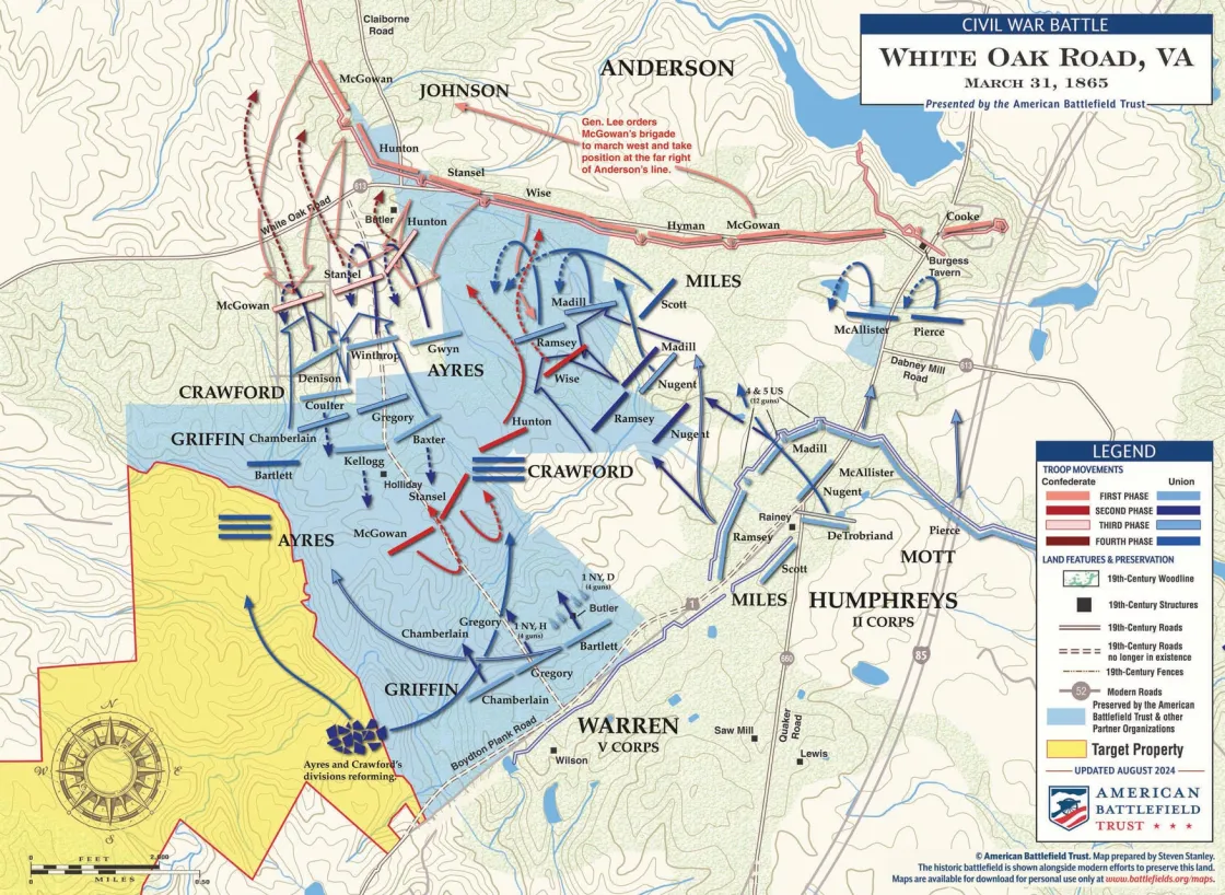 White Oak Road | Mar 31, 1865 (Aug 2024)