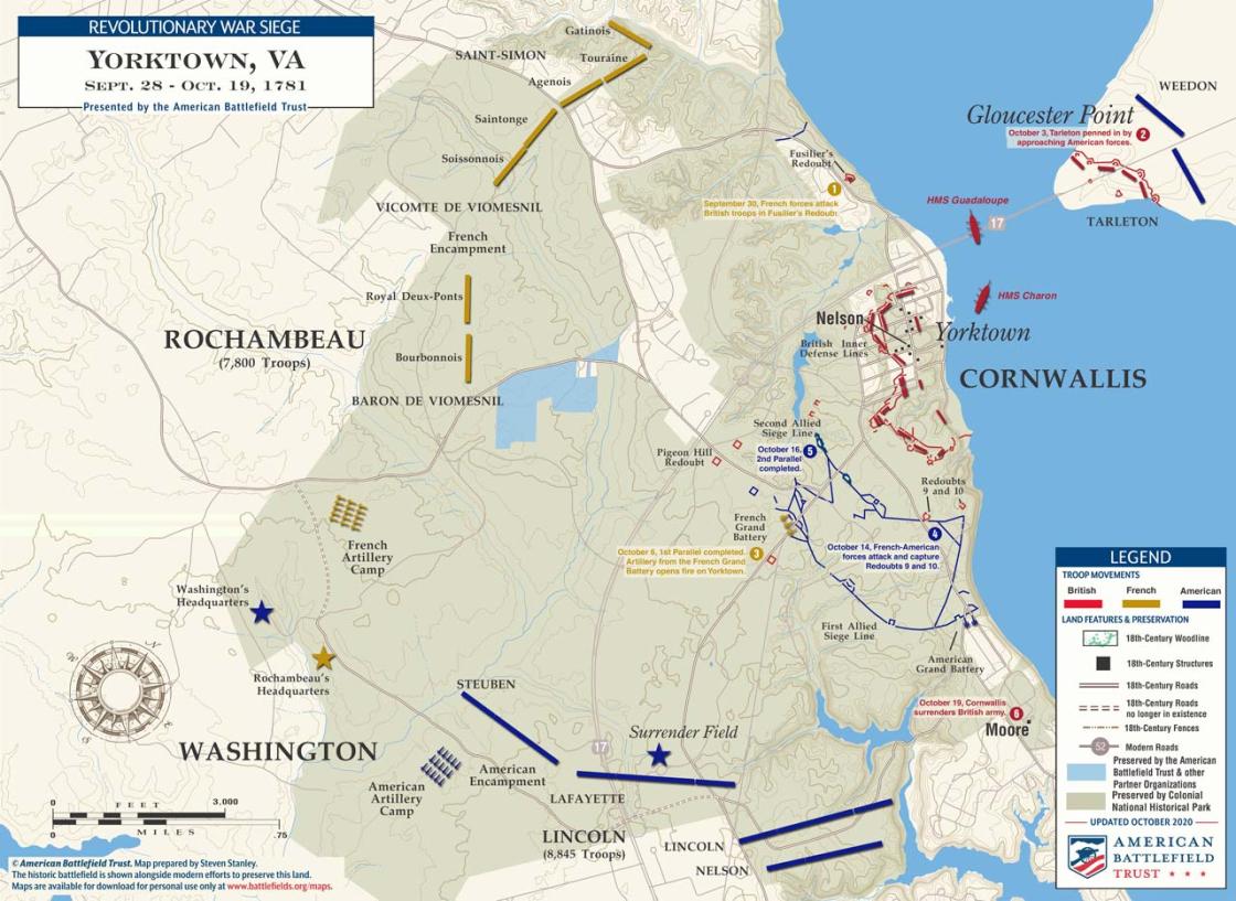 Yorktown | Sep 28 - Oct 19, 1781 (October 2020)