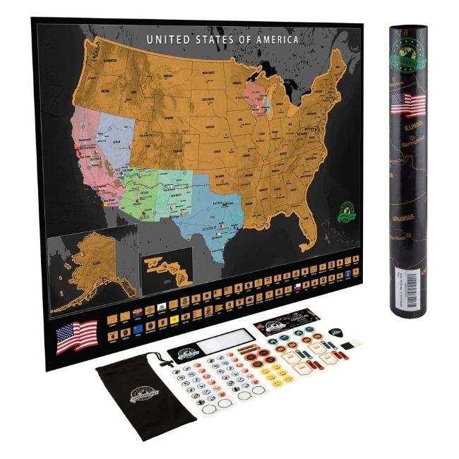 Scratch Off Map