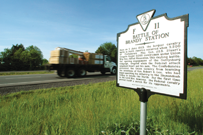 Brandy Station sign