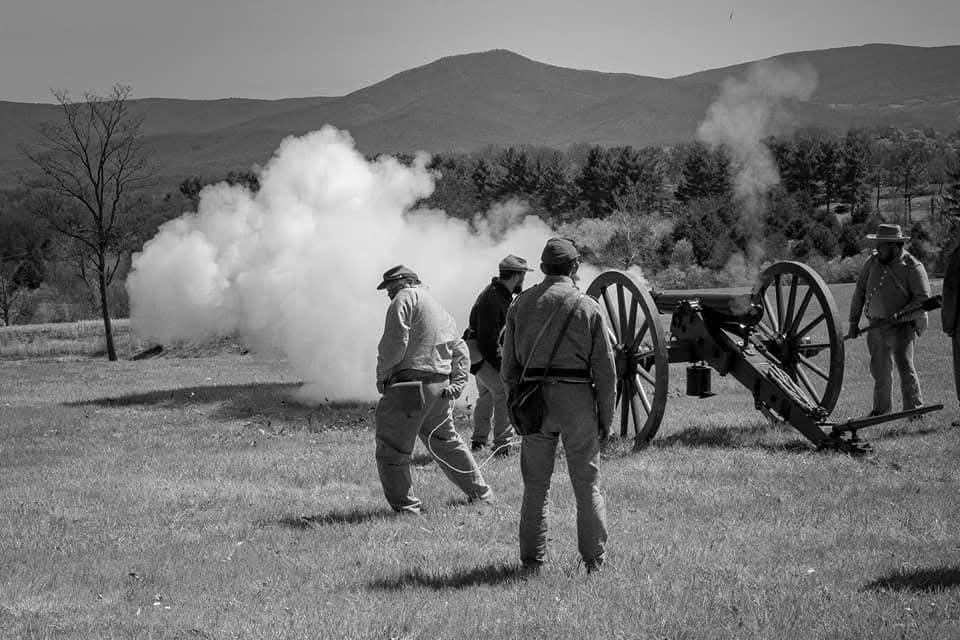 Lee's Headquarters Artillery Demonstration