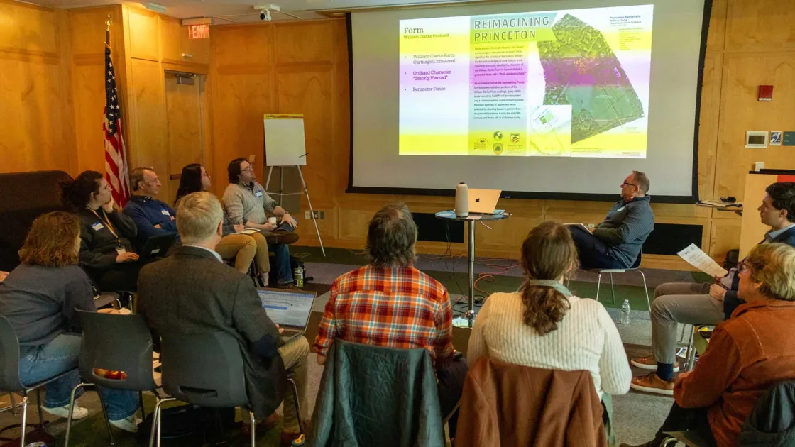 The “Preservation & Pomology” summit at Princeton Battlefield