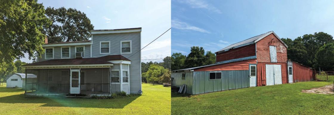 House and Barn at Seven Pines