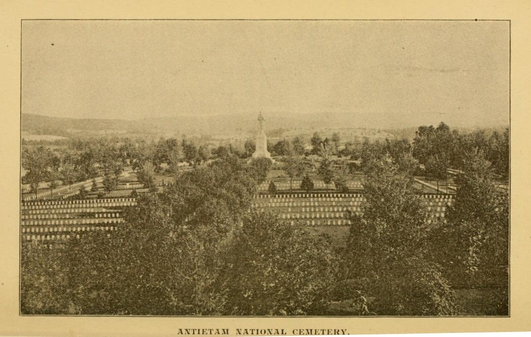 A photograph of Antietam National Cemetery