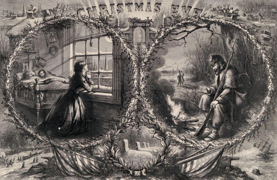 "Christmas Eve" Harper's Weekly, January 3, 1863