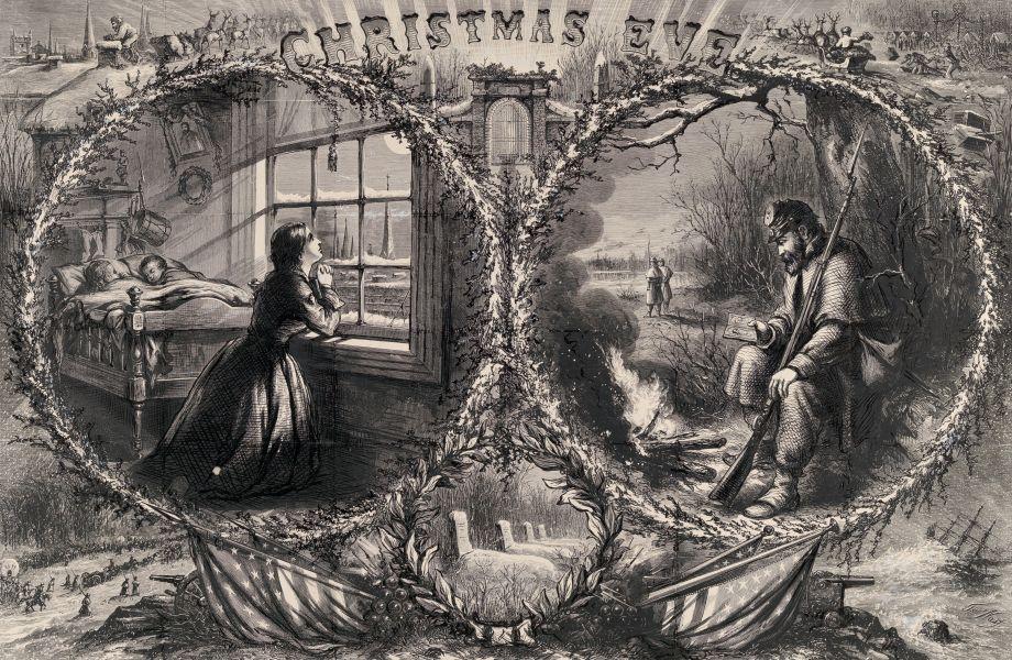 "Christmas Eve" Harper's Weekly, January 3, 1863