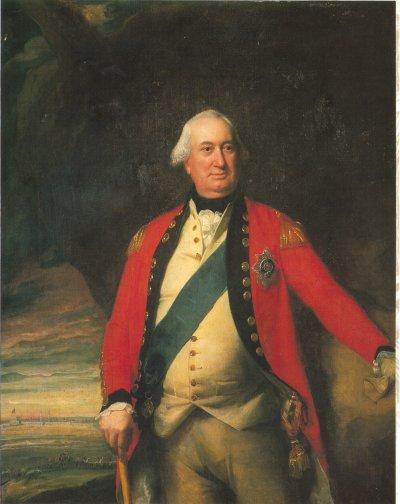 This is a painted portrait of Charles Cornwallis