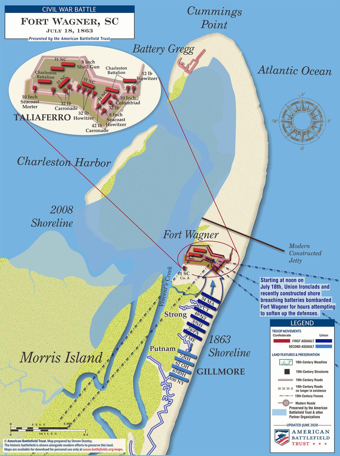 Fort Wagner | July 18, 1863 (June 2020)