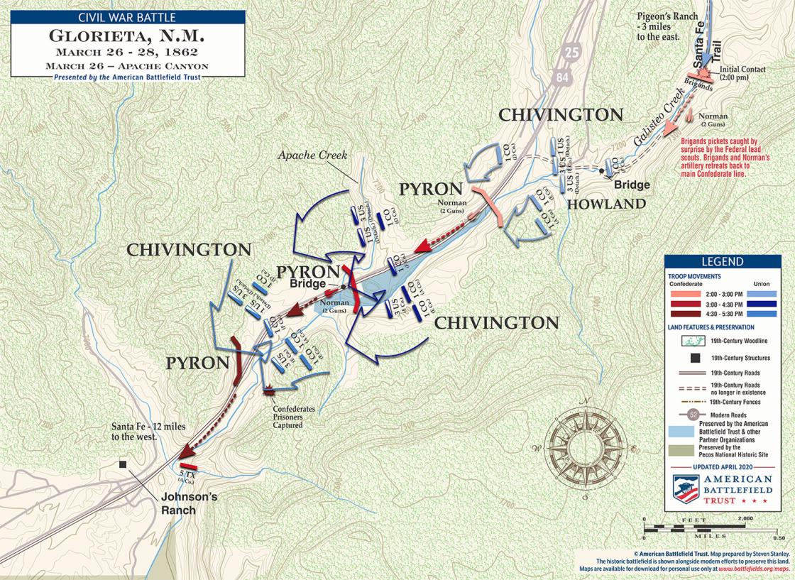 Glorieta Pass - The Fight for Apache Canyon - March 26, 1862 (April 2020)