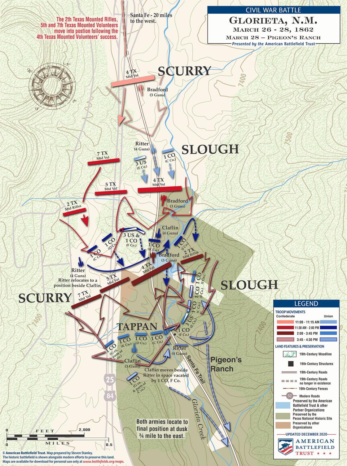 Glorieta Pass | Fight for Pigeon’s Ranch | Mar 28, 1862 (December 2020)