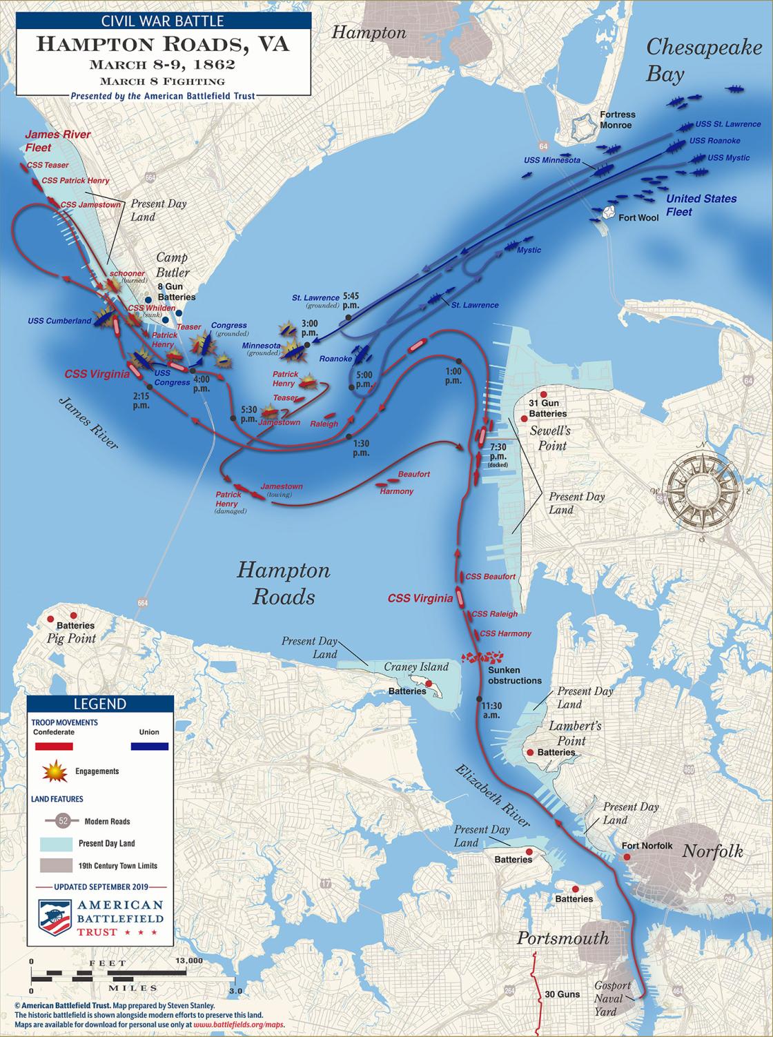 Hampton Roads | Mar 8, 1862 (September 2019)