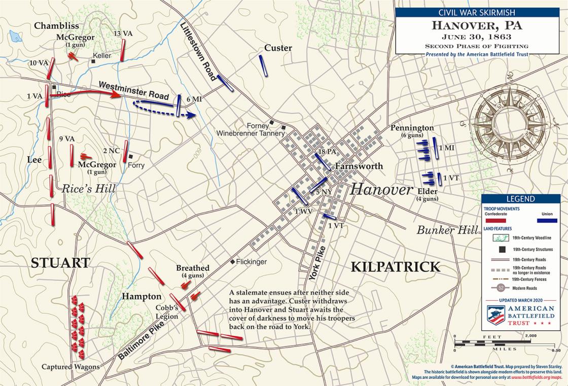  Hanover | Second Phase of Fighting | June 30, 1863 (March 2020)