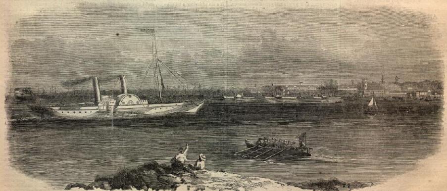 Confederate Blockade Runner, Harper’s Weekly, September 3, 1864.