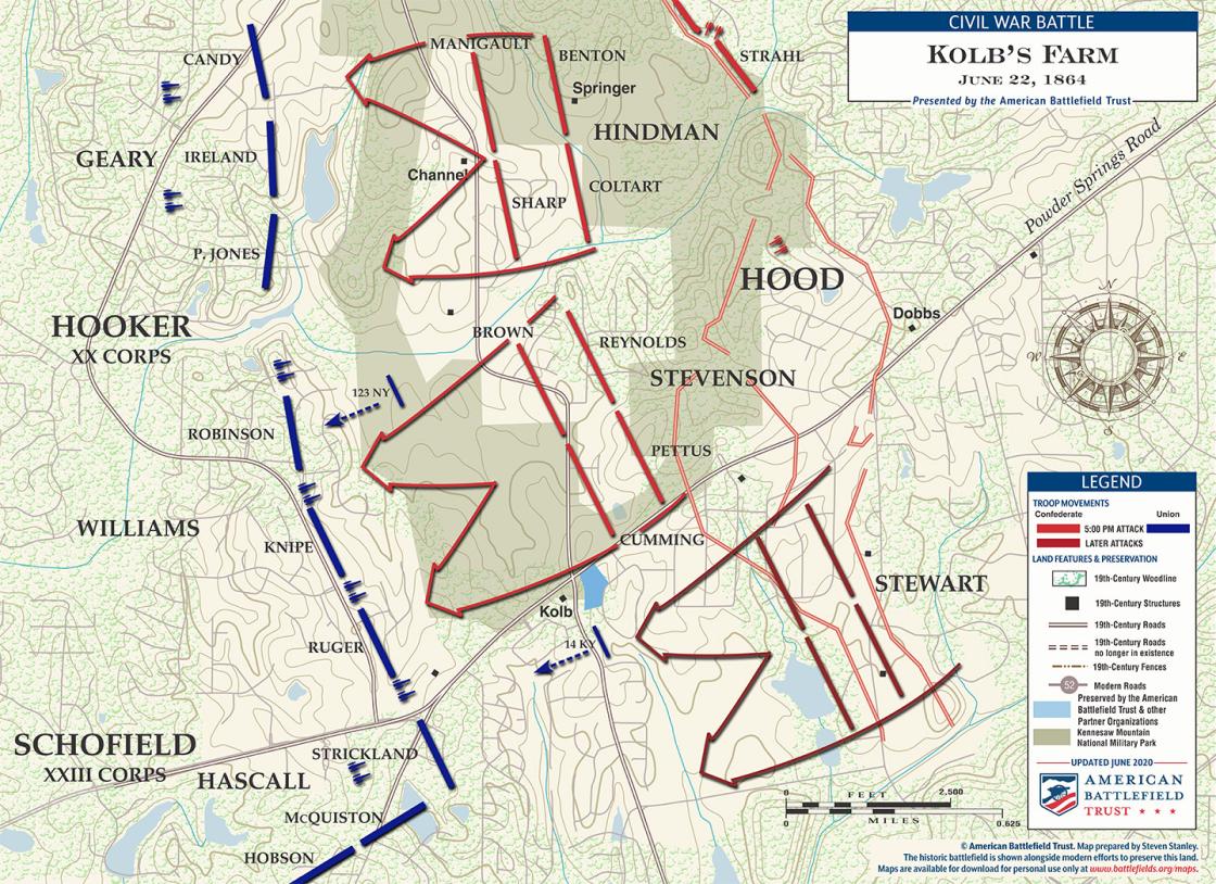 Kennesaw Mountain | Kolb's Farm | June 22, 1864 (June 2020)