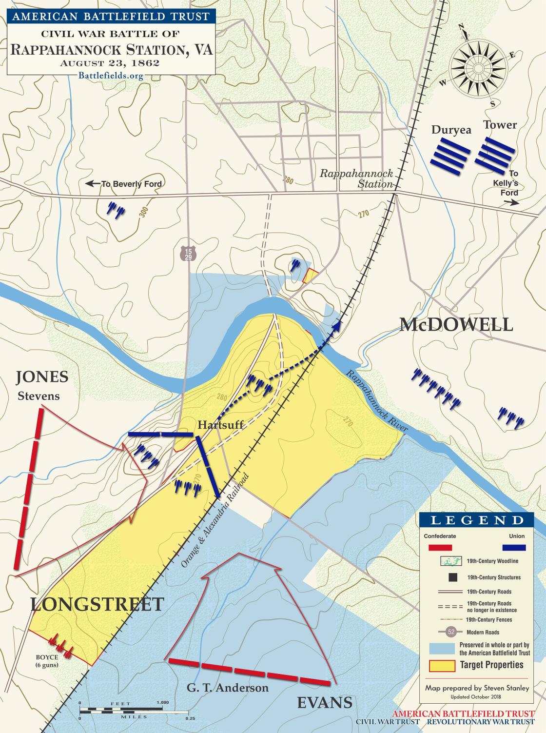 Rappahannock Station | Aug 22-25, 1862 (October 2018)